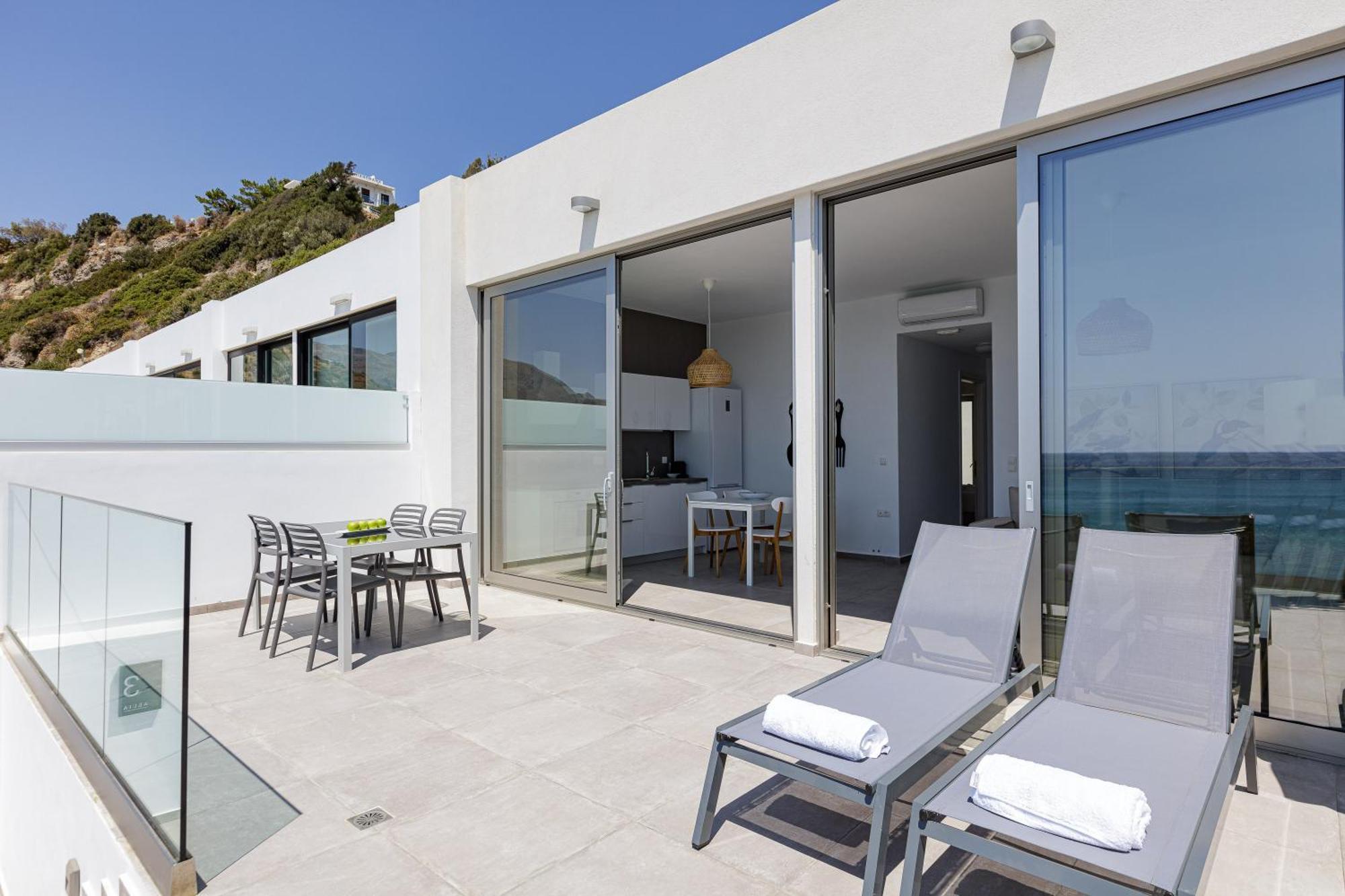 Aelia Seascape Apartments Plakiás Rom bilde